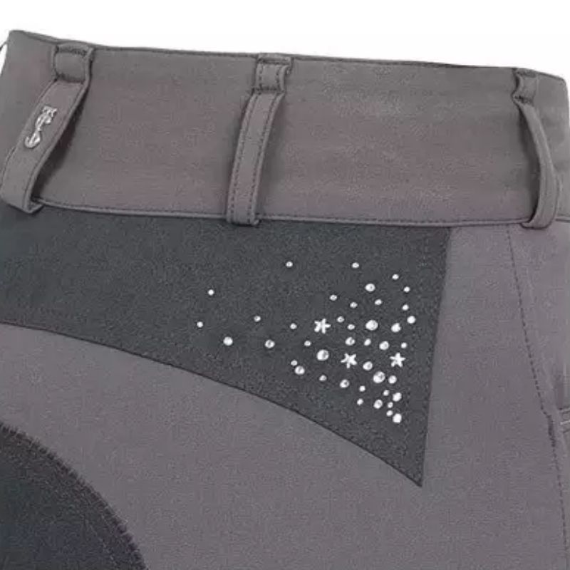 Pantalon équitation femme avec fond Solo Volte Tredstep gris - Le Paturon