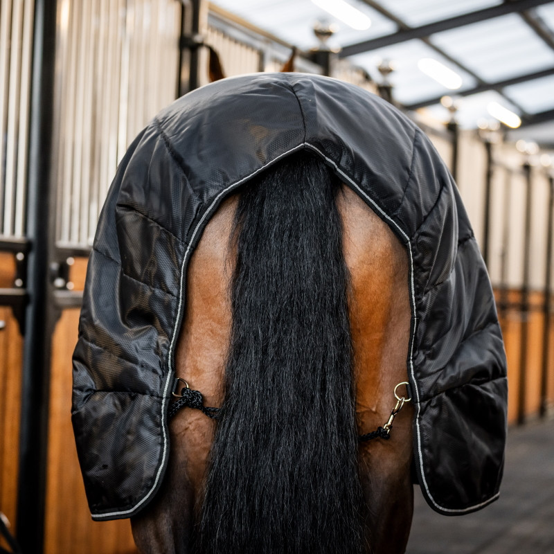 Couverture de box cheval Amigo Diamond Insulator 200g Horseware noir noir argent - Le Paturon