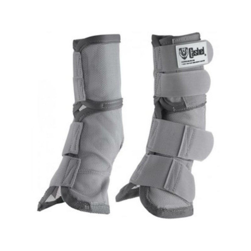 Guêtres anti-mouche cheval Cashel gris