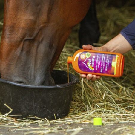 Sirop aux herbes Equinatura - Sirop toux cheval 500ml - Le Paturon