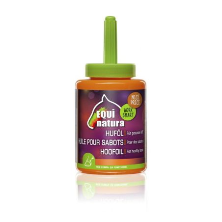 Huile pour sabots Equinatura avec pinceau - Huile sabot cheval 450ml - Le Paturon