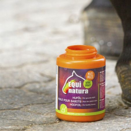 Huile pour sabots Equinatura avec pinceau - Huile sabot cheval 450ml - Le Paturon