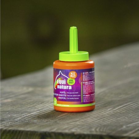 Huile pour sabots Equinatura avec pinceau - Huile sabot cheval 450ml - Le Paturon