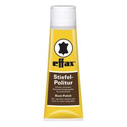 Effax Brillant noir pour bottes - Soin cuir bottes équitation 75ml - Le Paturon