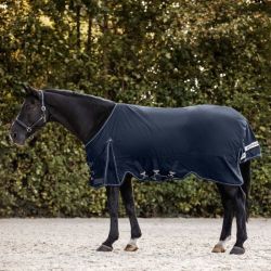 Couverture cheval Scandic Waldhausen 50g bleu nocturne - Le Paturon