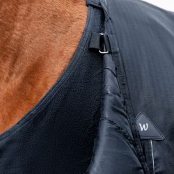 Couverture cheval Scandic Waldhausen 100g bleu nocturne - Le Paturon