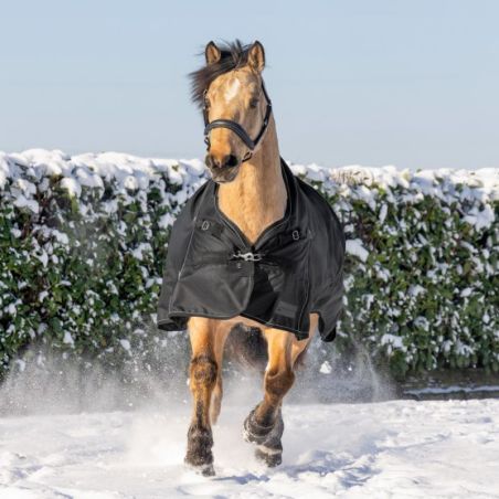Couverture cheval Scandic High Neck Light Waldhausen 0g noir - Le Paturon