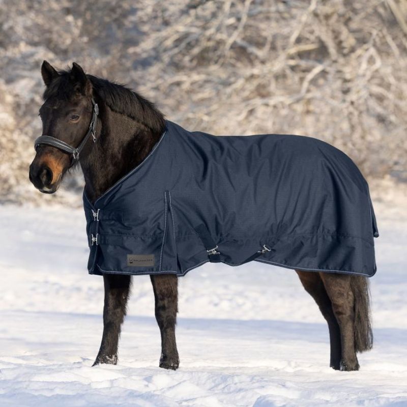 Couverture cheval Nordic Waldhausen 50g bleu nocturne - Le Paturon