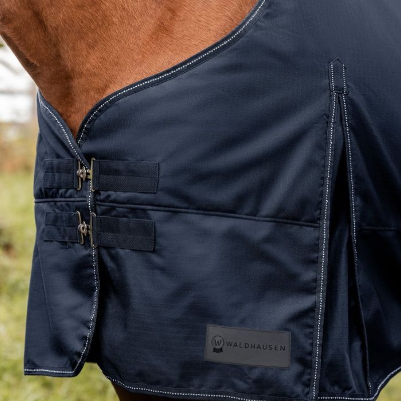 Couverture cheval Nordic Waldhausen 50g bleu nocturne - Le Paturon