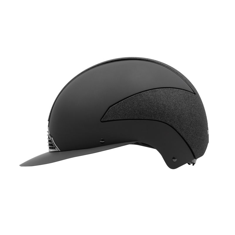 Casque équitation H24 Lady Shine Swing noir - Le Paturon