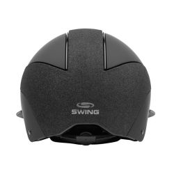 Casque équitation H24 Lady Shine Swing noir - Le Paturon