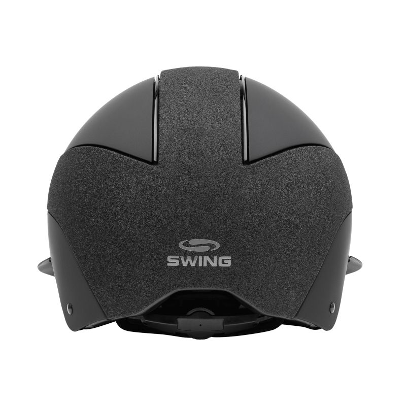 Casque équitation H24 Lady Shine Swing noir - Le Paturon