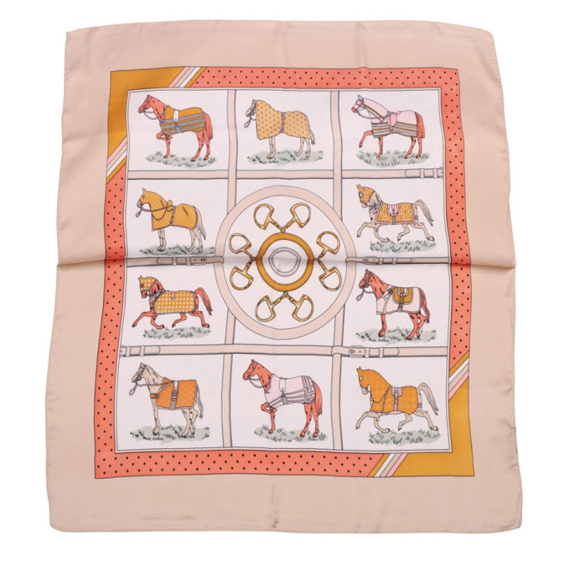 Foulard équitation Myrthe Harry's Horse beige - Le Paturon