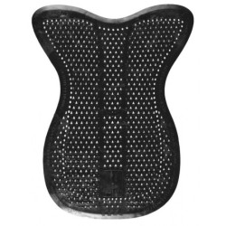 Amortisseur cheval gel fin anti-recul Horsena noir - Le Paturon