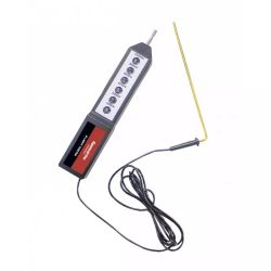Pwshymi Testeur de Tension de Clôture, Mètre de Tension de Détecteur de Défaut de Clôture électrique Portatif à 8 Lumières pour Ferme 12KV