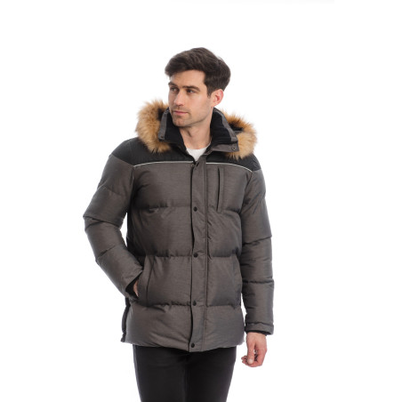 Doudoune équitation capuche amovible Homme Horseware - Le paturon