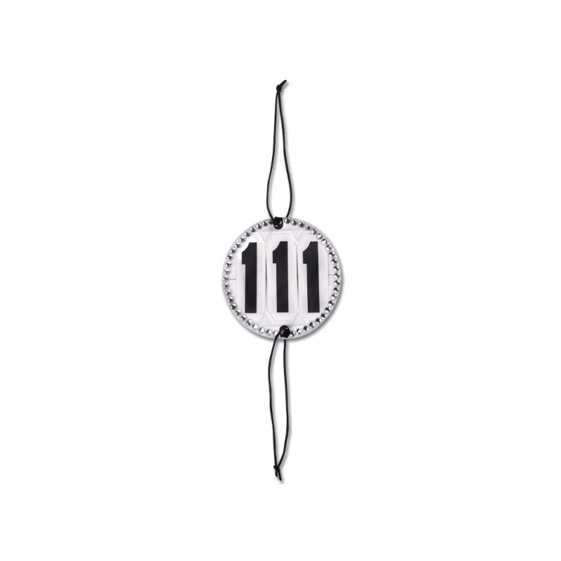 Porte-numéro rond Crystal équitation Waldhausen blanc - Le Paturon Porte-numéro rond Crystal équitation Waldhausen blanc - Le Paturon