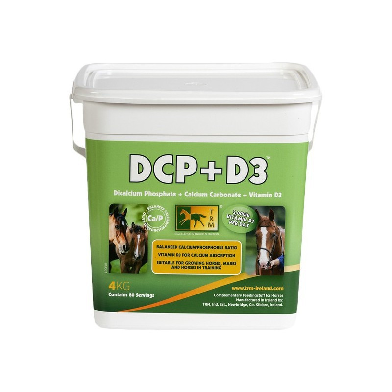 1 Calcium phosphore cheval DCP+D3 4 kg TRM - Le Paturon