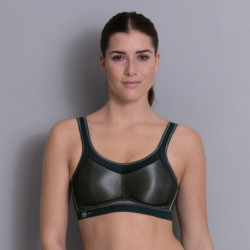 Soutien-gorge de sport équitation femme noir Momentum Anita noir - Le Paturon