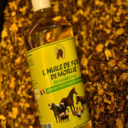 Huile De Foie De Morue - Vitamine D Naturelle Pour Chevaux - 1L ESC Laboratoire
