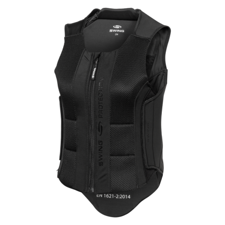 Protection dorsale équitation adulte P24 Pro Swing noir - Le Paturon
