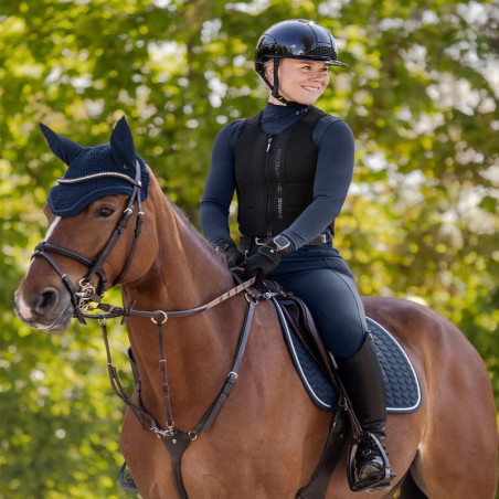 Protection dorsale équitation adulte P24 Pro Swing noir - Le Paturon