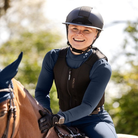 Protection dorsale équitation adulte P24 Pro Swing noir - Le Paturon
