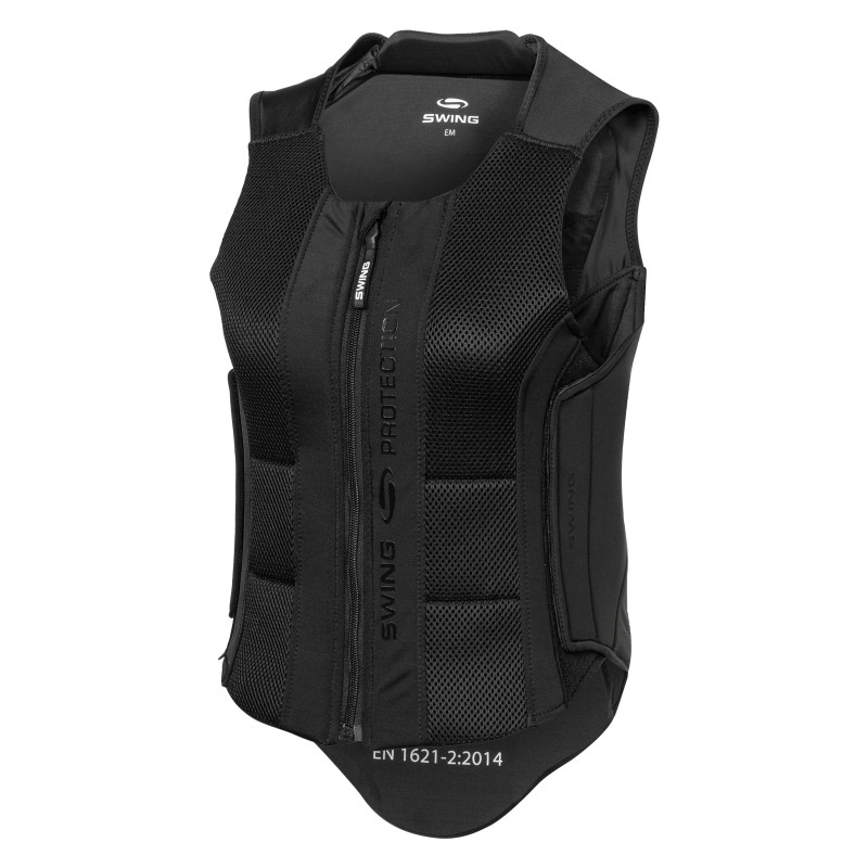 Protection dorsale équitation enfant P24 Pro Swing noir - Le Paturon