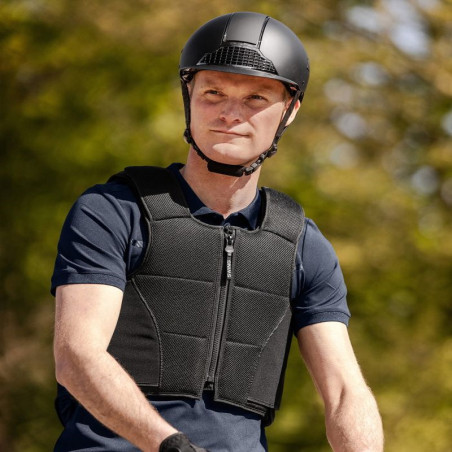 Gilet de protection équitation adulte P24 Max Swing noir - Le Paturon