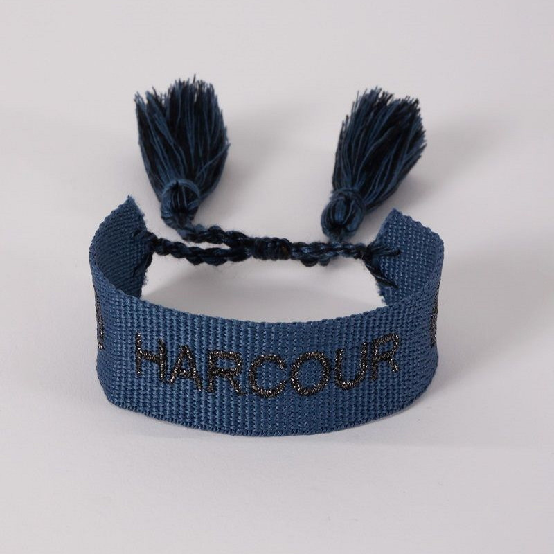 Bracelet équitation Bravour Harcour bleu fumée - Le Paturon