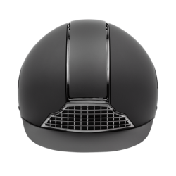 Casque équitation H24 Chrome Swing noir mat - Le Paturon
