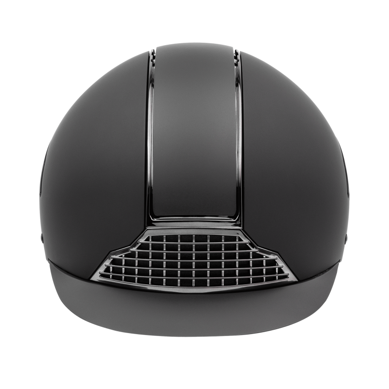 Casque équitation H24 Chrome Swing noir mat - Le Paturon