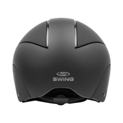 Casque équitation H24 Chrome Swing noir mat - Le Paturon