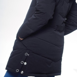 Parka équitation femme longue Pich Harcour noir - Le Paturon