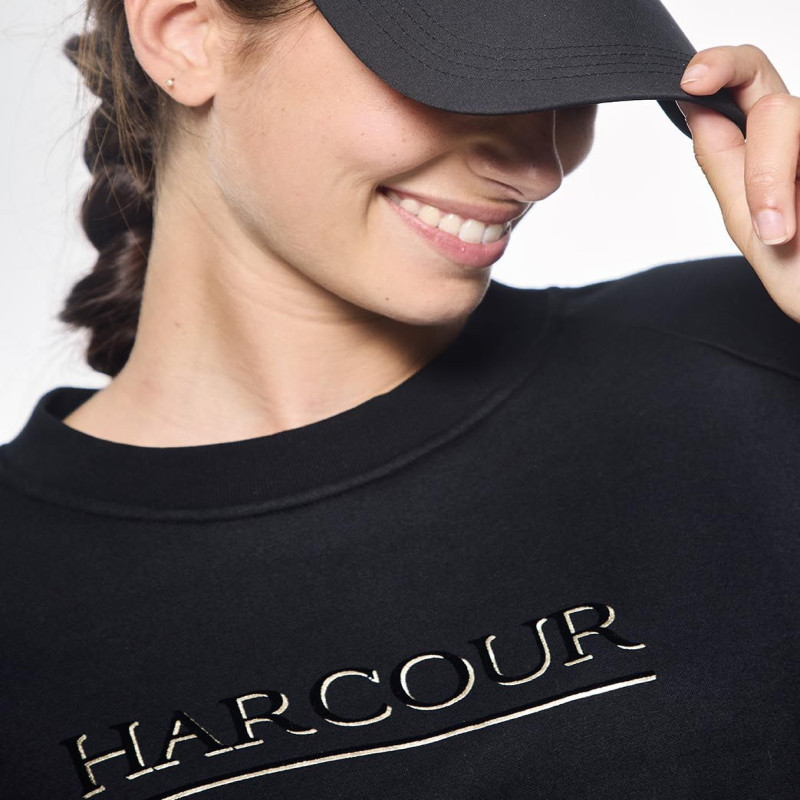 Sweat équitation femme Mira Harcour noir - Le Paturon