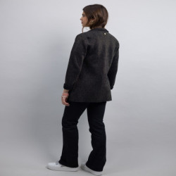 Veste de tailleur femme Joba Harcour noir or - Le Paturon