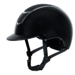 Casque équitation Matterhorn Sparkle Harry's Horse noir argent - Le Paturon