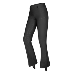 Legging équitation femme déperlant Performance Jodhpur Olivia fond silicone ELT noir - Le Paturon