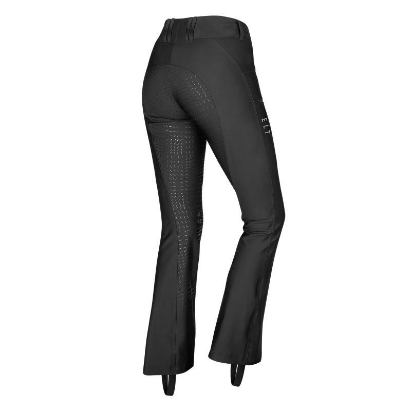Legging équitation femme déperlant Performance Jodhpur Olivia fond silicone ELT noir - Le Paturon