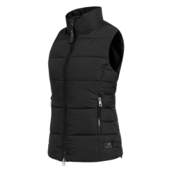 Gilet équitation femme Oxford sans manches ELT noir - Le Paturon