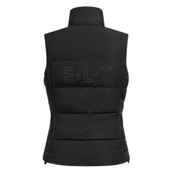 Gilet équitation femme Oxford sans manches ELT noir - Le Paturon