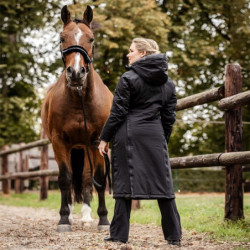 Manteau équitation femme hiver Performance Opal ELT noir - Le Paturon