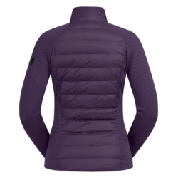 Veste équitation femme matelassée hybride Oregon ELT violet - Le Paturon