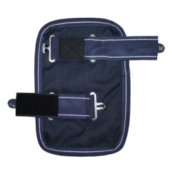 Extension de poitrail couverture cheval Artic Waldhausen bleu nocturne - Le Paturon