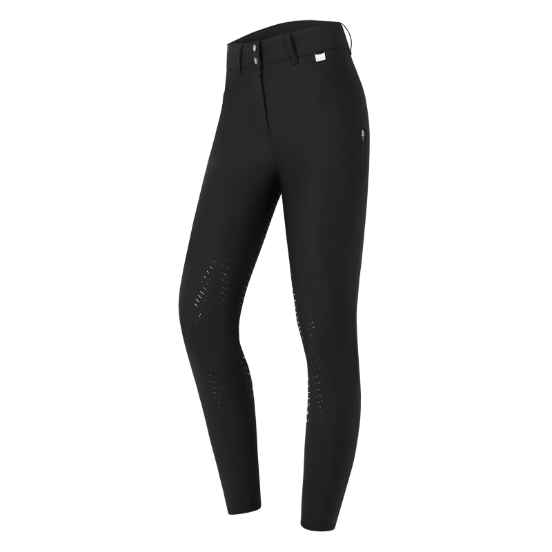 Pantalon équitation femme déperlant Odette ELT noir - Le Paturon