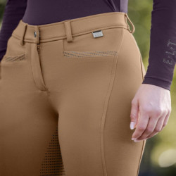Pantalon équitation femme Oktavia ELT cappuccino - Le Paturon