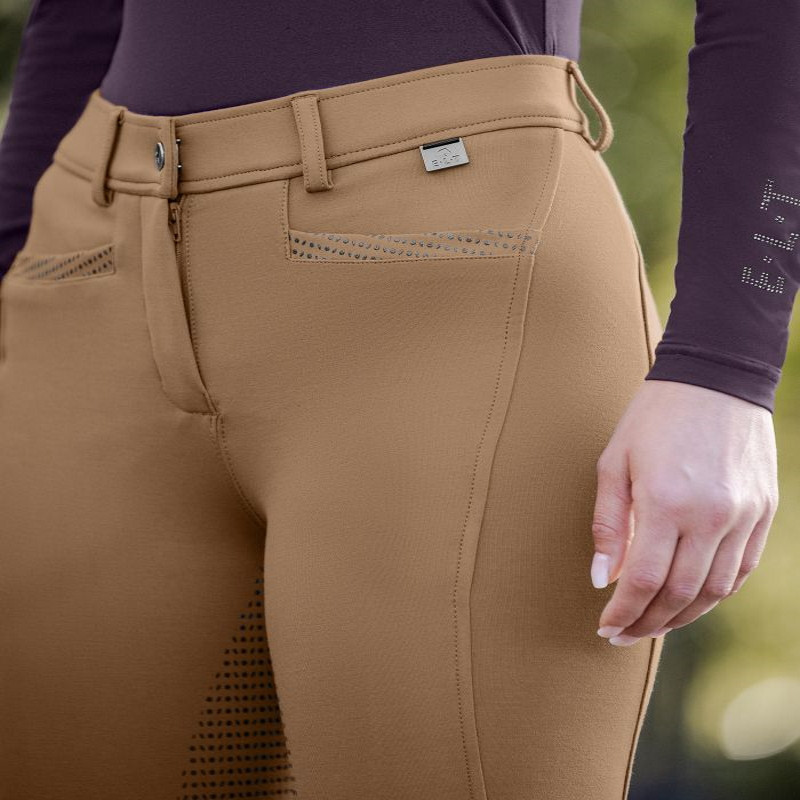 Pantalon équitation femme Oktavia ELT cappuccino - Le Paturon
