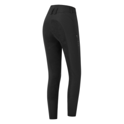 Pantalon équitation femme taille haute Oktavia Curved ELT noir - Le Paturon
