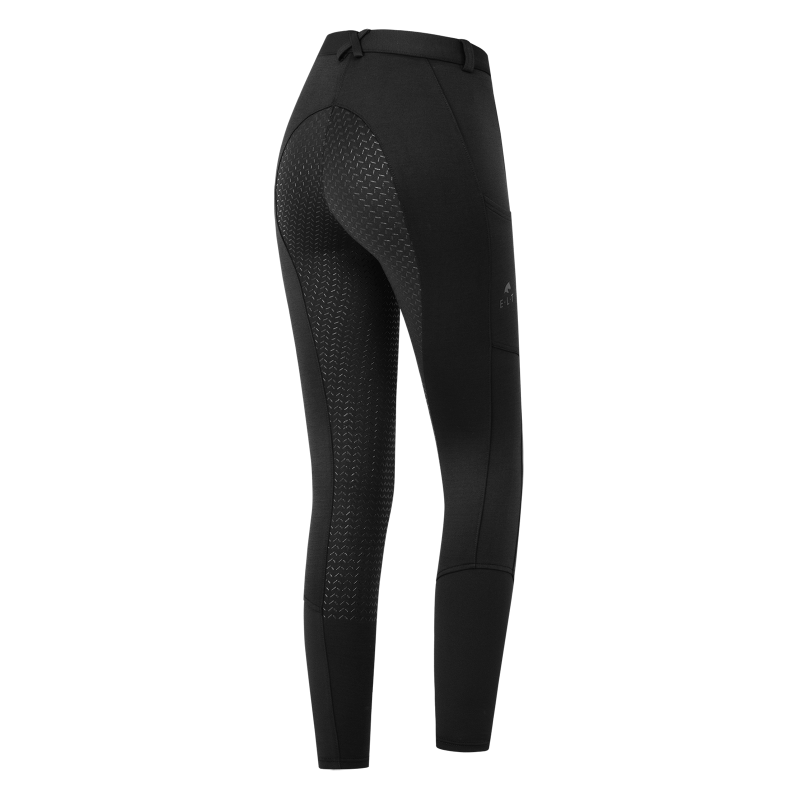 Pantalon équitation femme thermique Essential ELT noir - Le Paturon