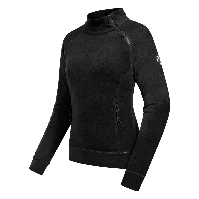 Pull équitation femme en polaire Osaka ELT noir - Le Paturon